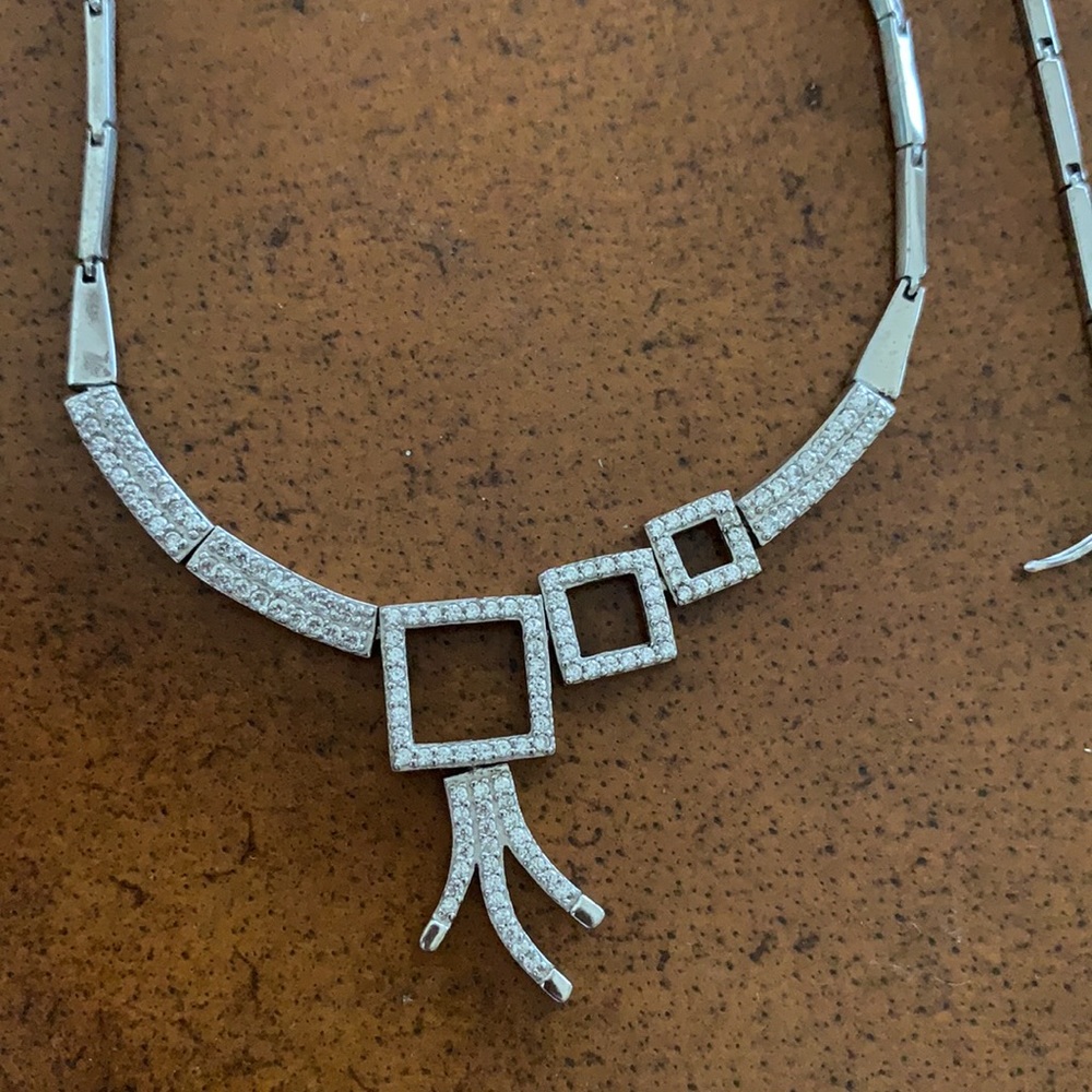Vintage silver hallmark 925Necklaces and bracelet - Picture 2 of 5